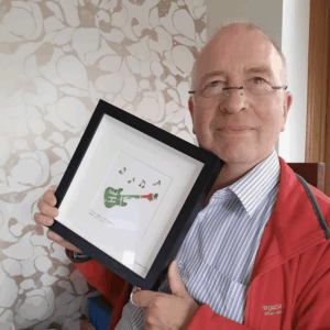 bass guitar themed artwork